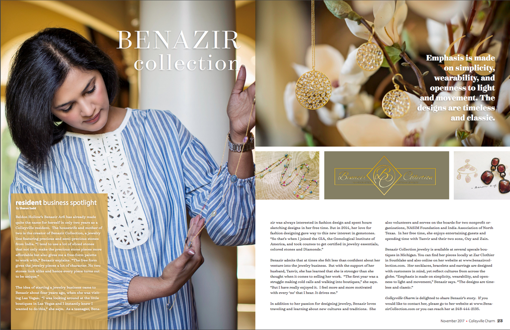 Feature on Benazir Collection