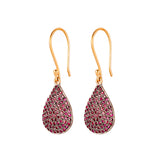 Jewel Drop earrings (Ruby)