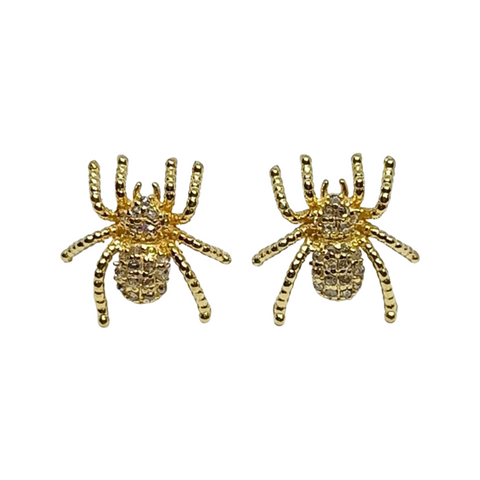 Spider Pave Diamond Studs